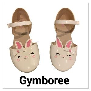 GYMBOREE Bunny Patent leather Flats size 3